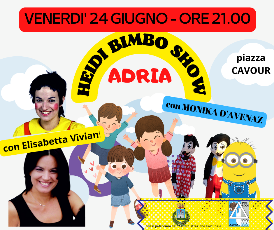 HEIDI BIMBO SHOW AD ADRIA (24 GIUGNO)